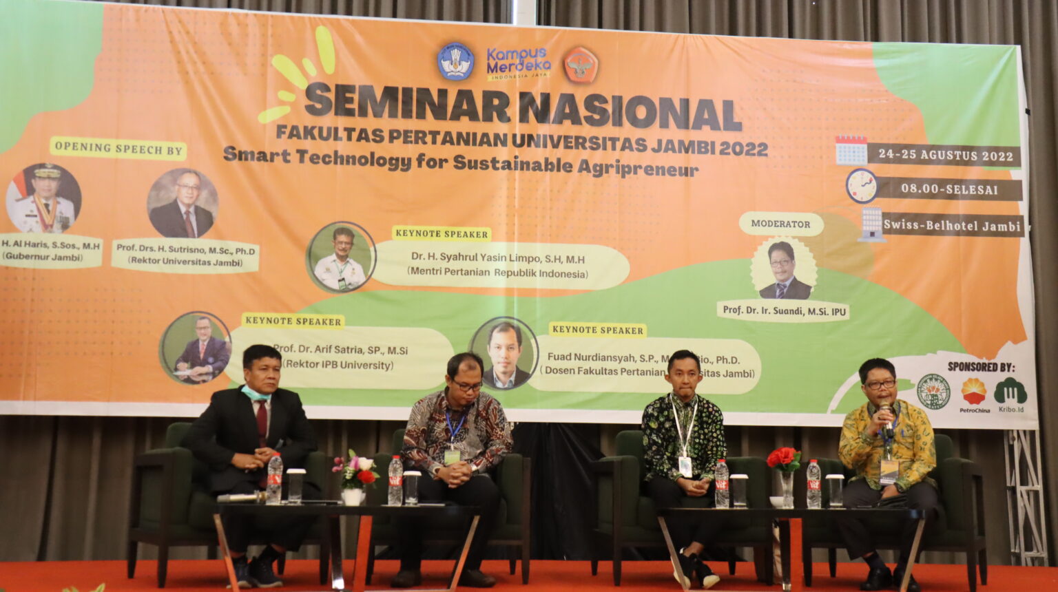 Seminar Nasional Faperta UNJA: `Smart Technology For Sustainable Agripreneur’