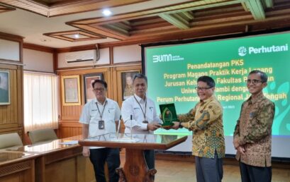 Penandatanganan Perjanjian Kerjasama antara Fakultas Pertanian Universitas Jambi dan Divisi Regional Jawa Tengah Perum PERHUTANI