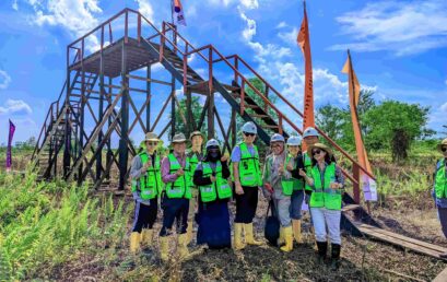 KUNJUNGAN LAPANGAN TIM KOREA FOREST SERVICE DAN KLHK KE HLG , LODERANG