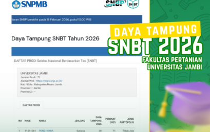 Persiapkan Diri! Inilah Rincian Daya Tampung SNBT 2026 Fakultas Pertanian Universitas Jambi