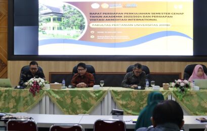Fakultas Pertanian mengadakan Rapat Persiapan Perkuliahan Semester Genap Tahun Akademik 2023/2024 dan Persiapan Visitasi Akreditasi Internasional