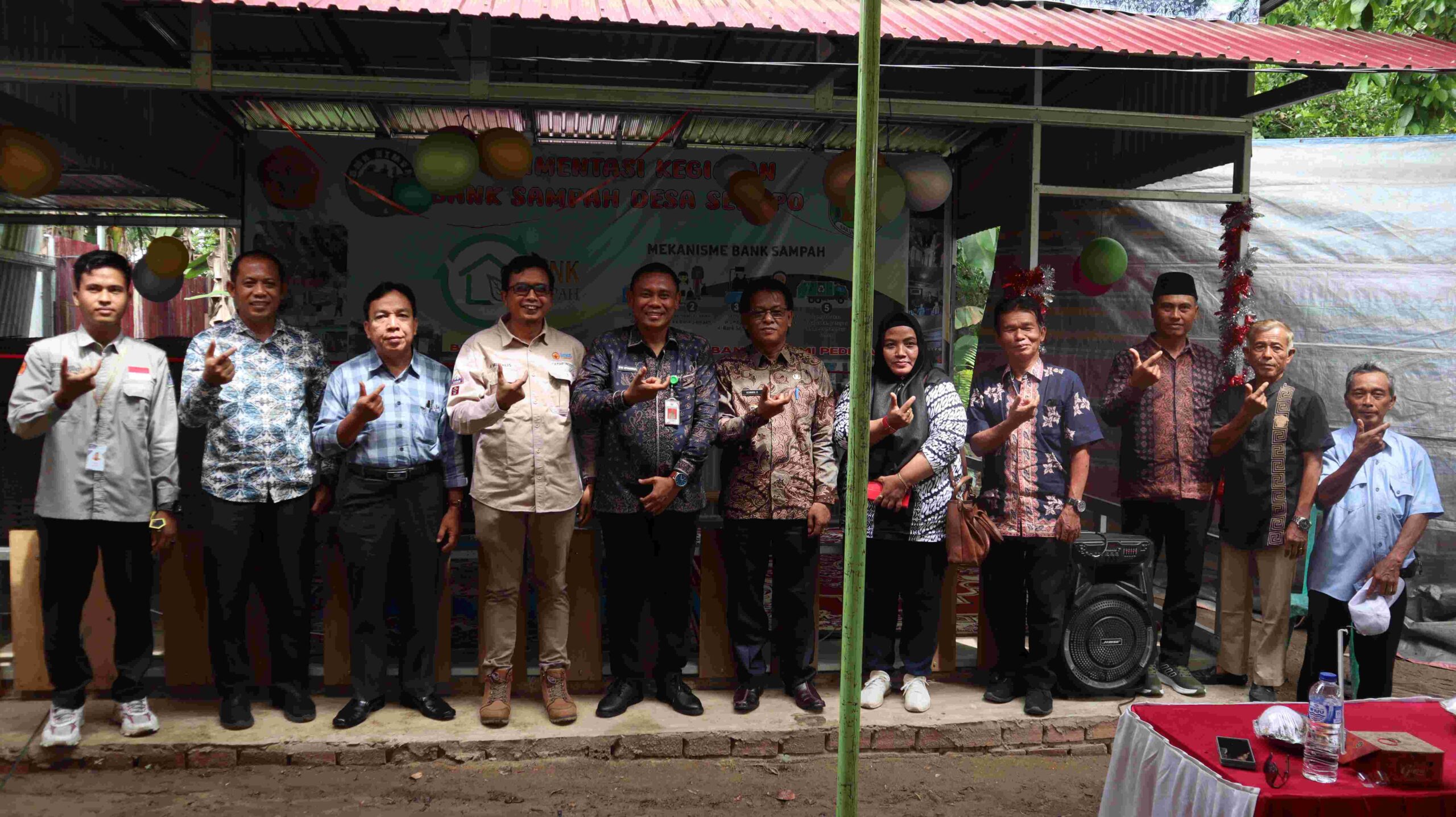 PERESMIAN BANK SAMPAH SEKALIGUS PENUTUPAN PROGRAM POMN MAHASISWA FAKULTAS PERTANIAN UNIVERSITAS JAMBI